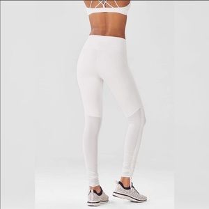 Fabletics legging with mesh bottom high waist